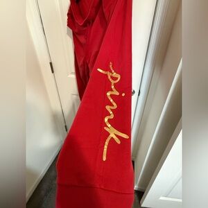 PINK Victoria's Secret Red Joggers